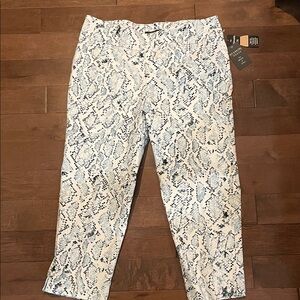 Zac & Rachel Black and White Patterned Pants